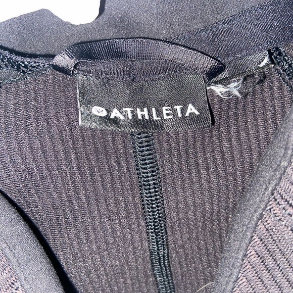 Athleta Black Utility Jacket Sleek Performance Design - Picture 6 of 8